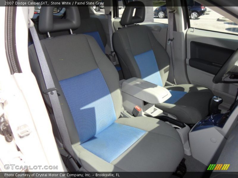 Stone White / Pastel Slate Gray 2007 Dodge Caliber SXT