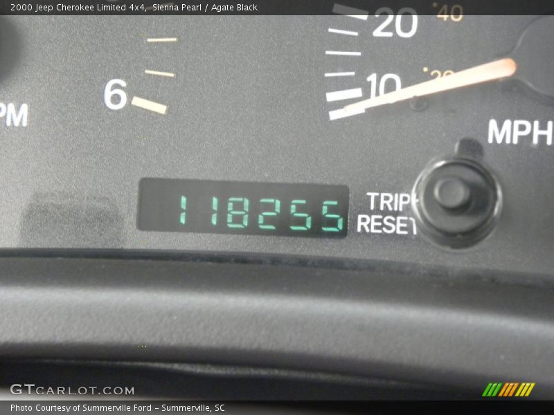 Sienna Pearl / Agate Black 2000 Jeep Cherokee Limited 4x4