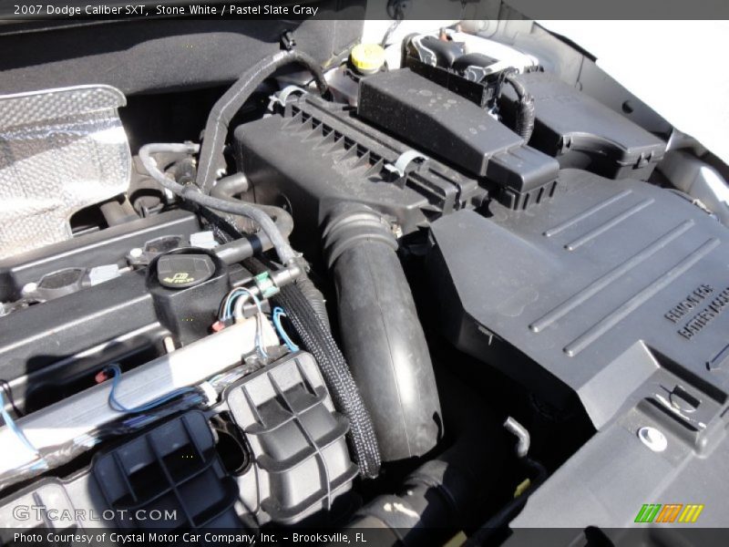 Stone White / Pastel Slate Gray 2007 Dodge Caliber SXT