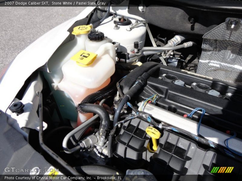 Stone White / Pastel Slate Gray 2007 Dodge Caliber SXT