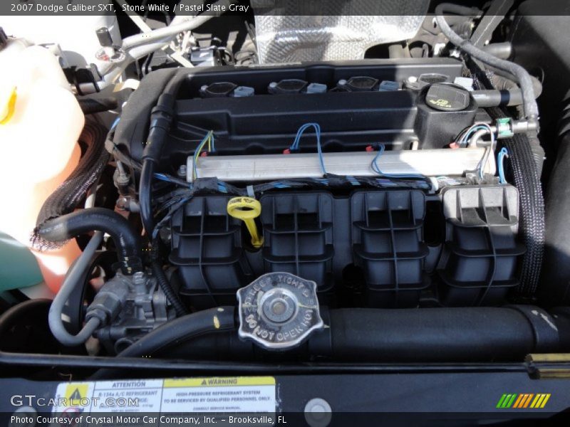 Stone White / Pastel Slate Gray 2007 Dodge Caliber SXT