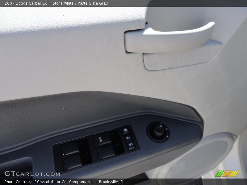 Stone White / Pastel Slate Gray 2007 Dodge Caliber SXT