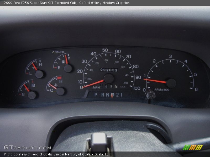  2000 F250 Super Duty XLT Extended Cab XLT Extended Cab Gauges