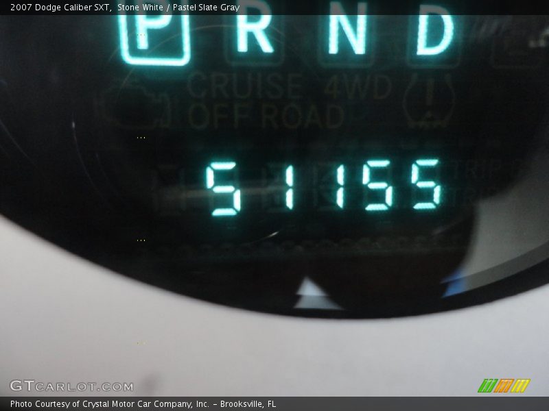 Stone White / Pastel Slate Gray 2007 Dodge Caliber SXT