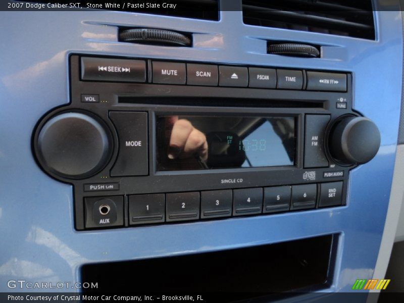 Stone White / Pastel Slate Gray 2007 Dodge Caliber SXT