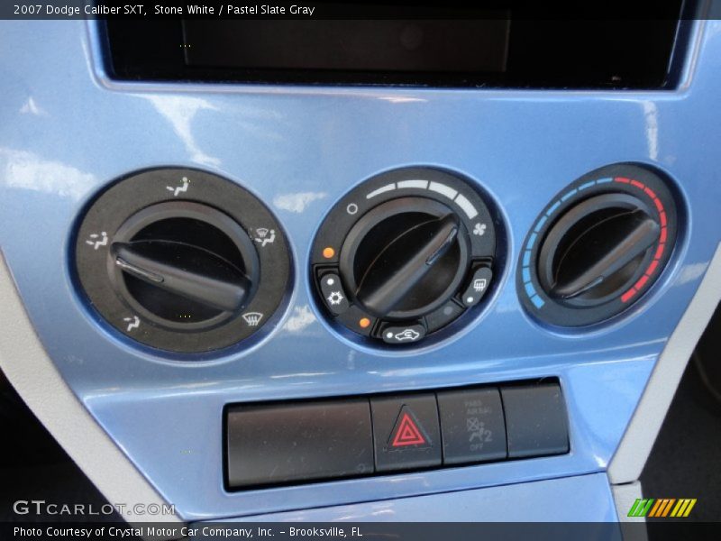 Stone White / Pastel Slate Gray 2007 Dodge Caliber SXT