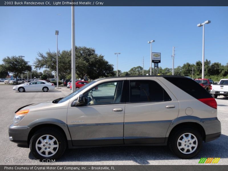 Light Driftwood Metallic / Gray 2003 Buick Rendezvous CX