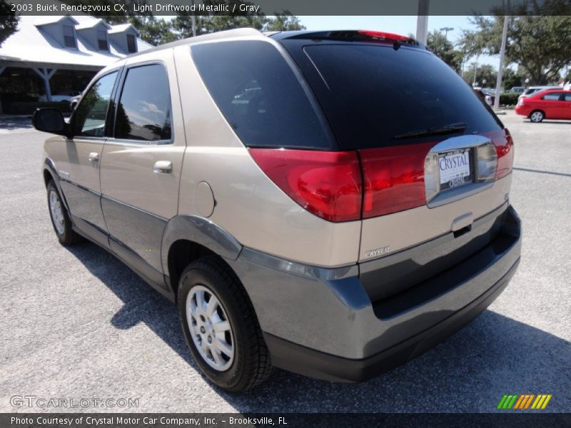 Light Driftwood Metallic / Gray 2003 Buick Rendezvous CX