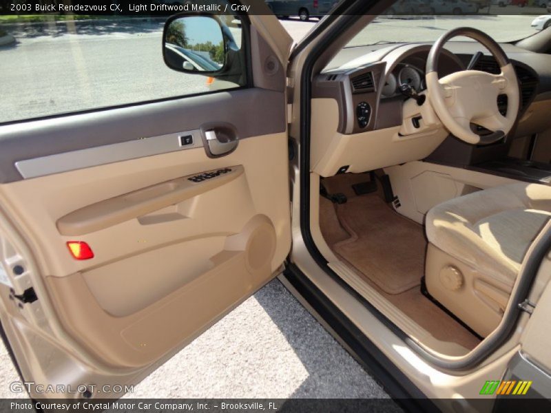 Light Driftwood Metallic / Gray 2003 Buick Rendezvous CX