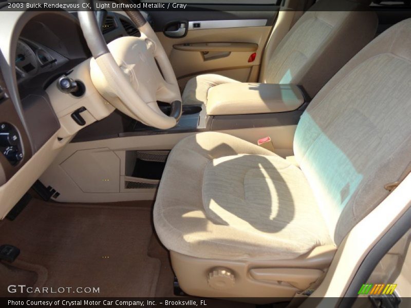 Light Driftwood Metallic / Gray 2003 Buick Rendezvous CX