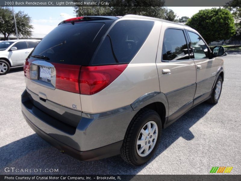 Light Driftwood Metallic / Gray 2003 Buick Rendezvous CX