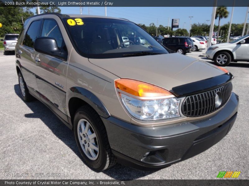 Light Driftwood Metallic / Gray 2003 Buick Rendezvous CX