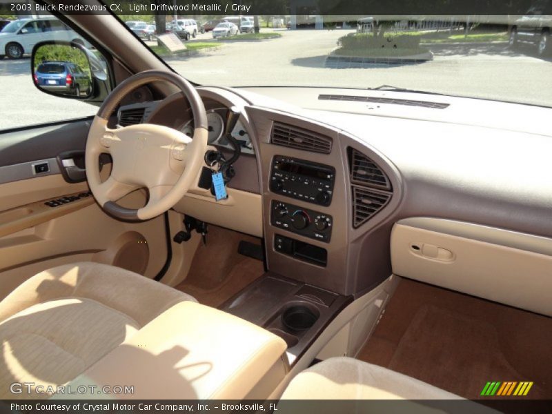 Light Driftwood Metallic / Gray 2003 Buick Rendezvous CX