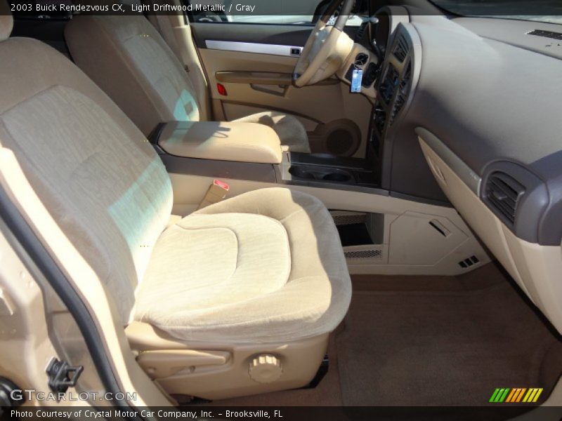Light Driftwood Metallic / Gray 2003 Buick Rendezvous CX