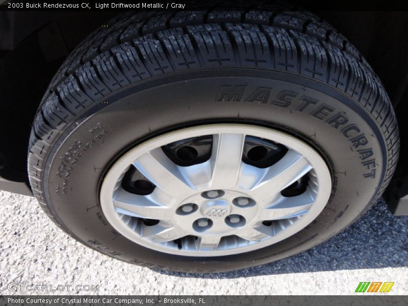 Light Driftwood Metallic / Gray 2003 Buick Rendezvous CX