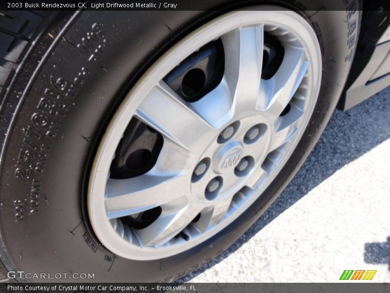 Light Driftwood Metallic / Gray 2003 Buick Rendezvous CX