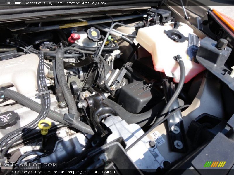 Light Driftwood Metallic / Gray 2003 Buick Rendezvous CX