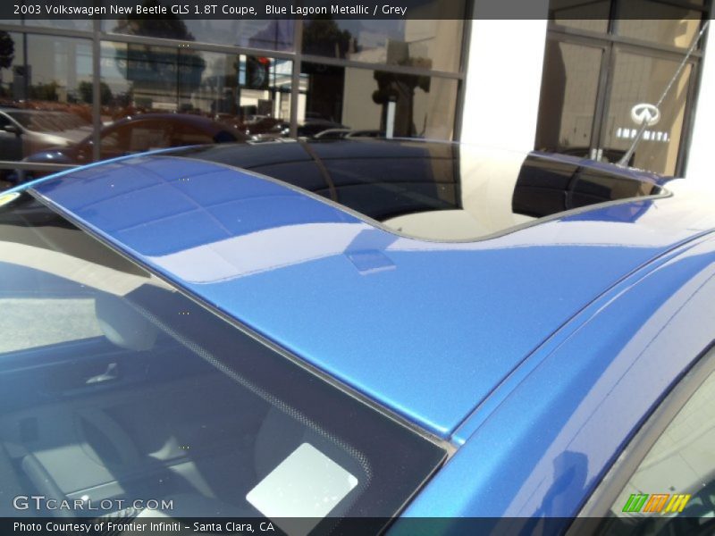 Blue Lagoon Metallic / Grey 2003 Volkswagen New Beetle GLS 1.8T Coupe