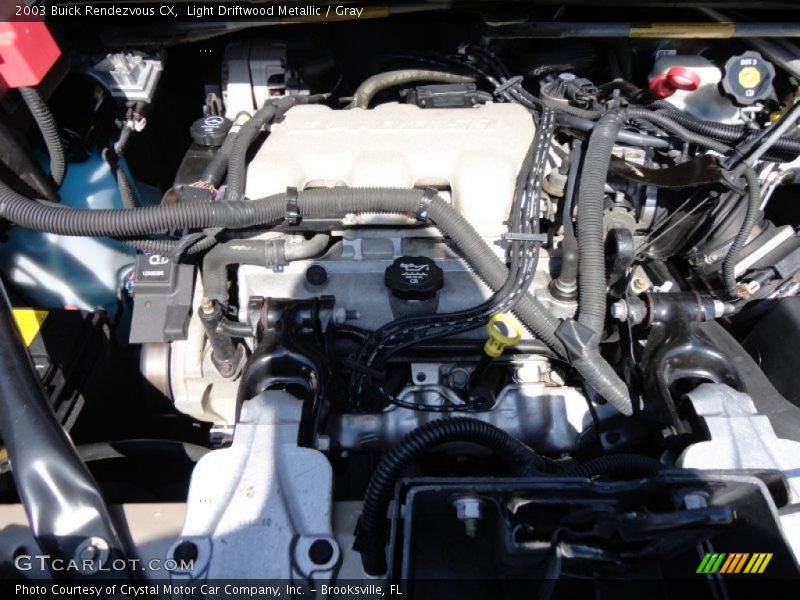 Light Driftwood Metallic / Gray 2003 Buick Rendezvous CX