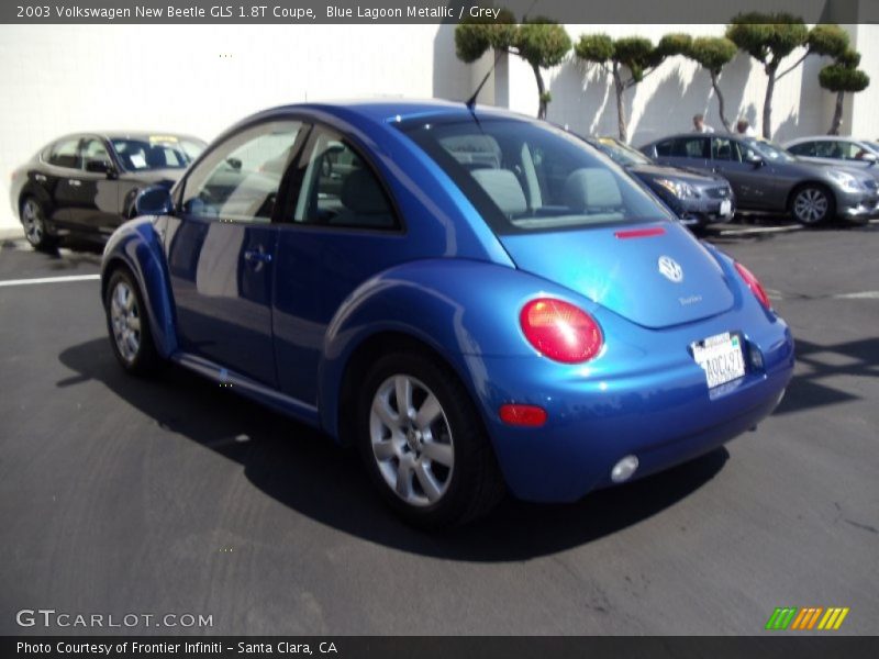 Blue Lagoon Metallic / Grey 2003 Volkswagen New Beetle GLS 1.8T Coupe