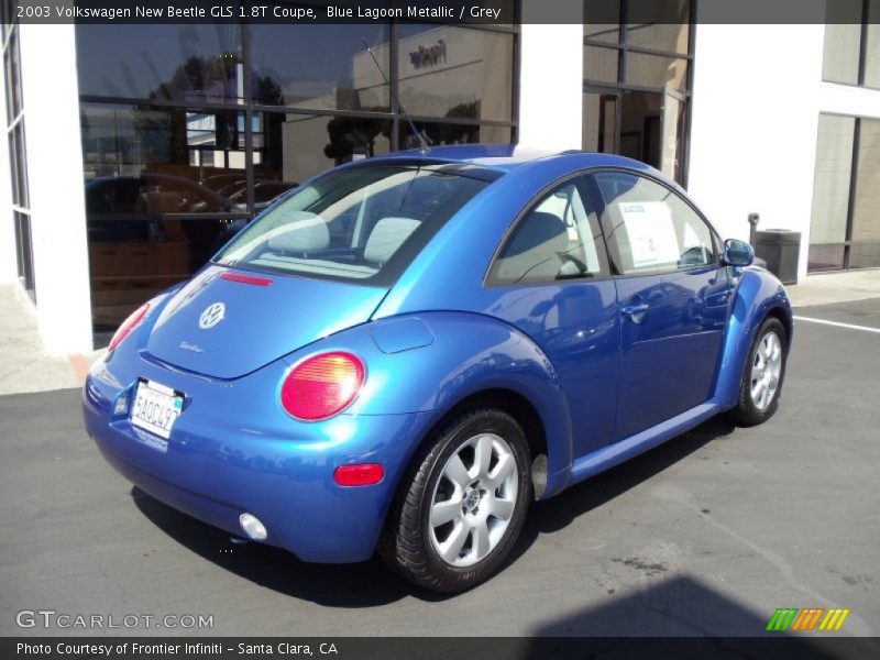 Blue Lagoon Metallic / Grey 2003 Volkswagen New Beetle GLS 1.8T Coupe