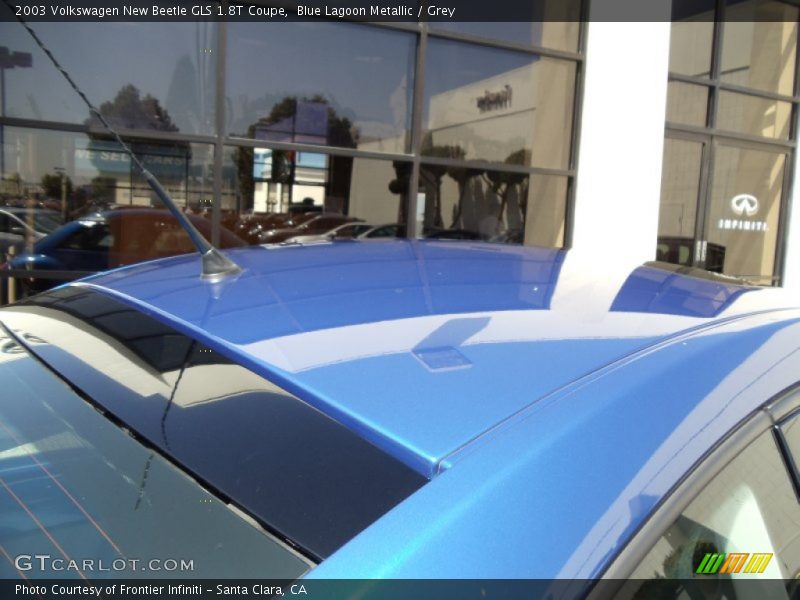 Blue Lagoon Metallic / Grey 2003 Volkswagen New Beetle GLS 1.8T Coupe