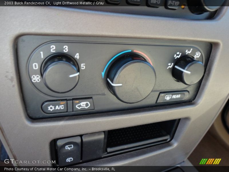 Light Driftwood Metallic / Gray 2003 Buick Rendezvous CX