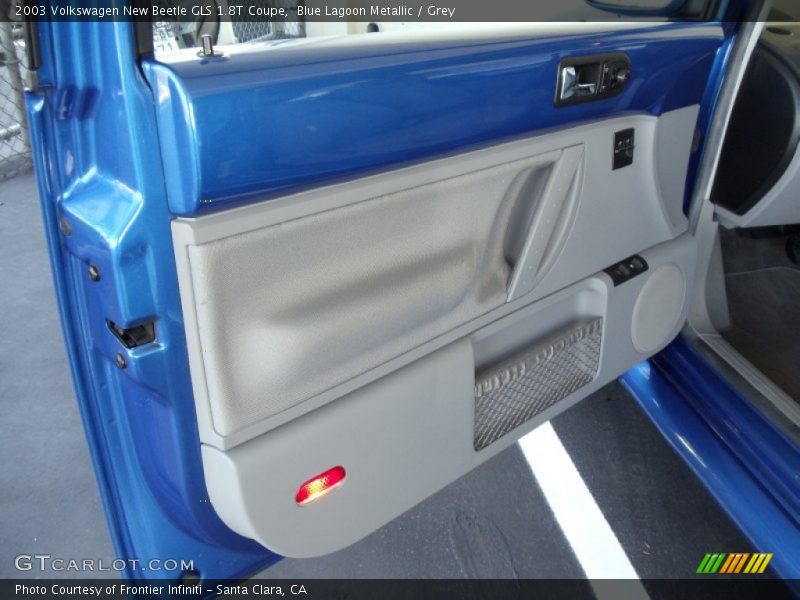 Blue Lagoon Metallic / Grey 2003 Volkswagen New Beetle GLS 1.8T Coupe