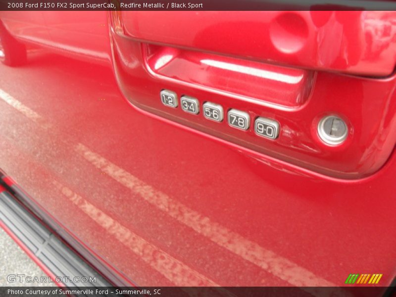 Redfire Metallic / Black Sport 2008 Ford F150 FX2 Sport SuperCab