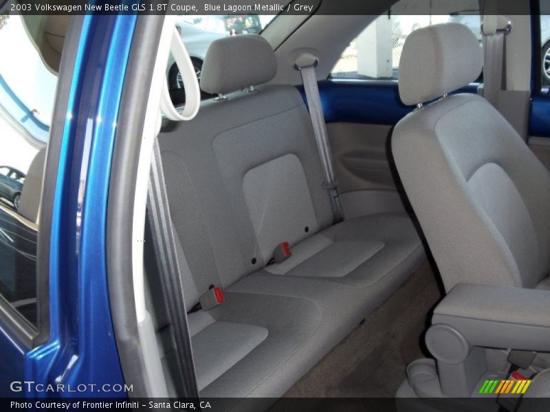 Blue Lagoon Metallic / Grey 2003 Volkswagen New Beetle GLS 1.8T Coupe