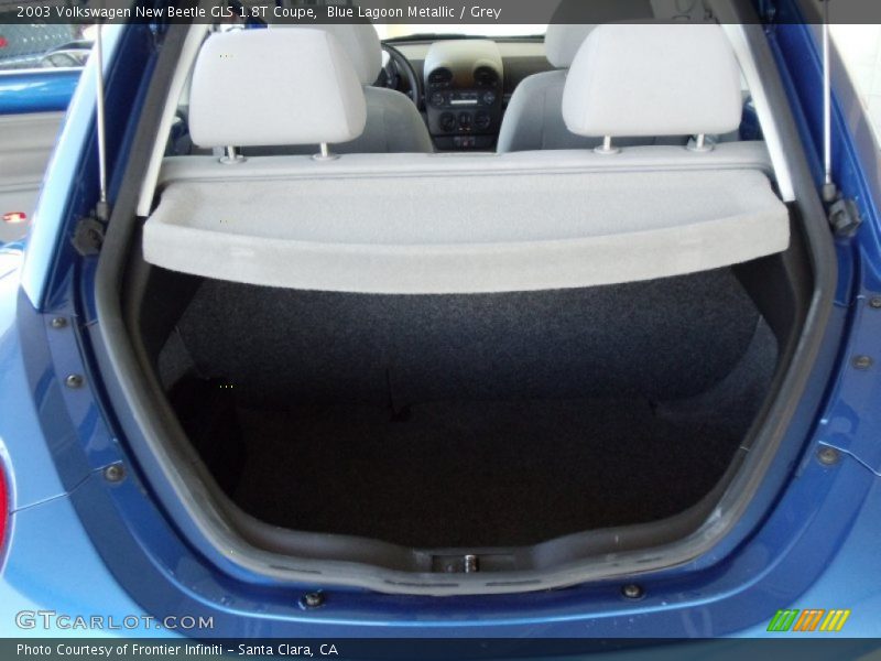Blue Lagoon Metallic / Grey 2003 Volkswagen New Beetle GLS 1.8T Coupe