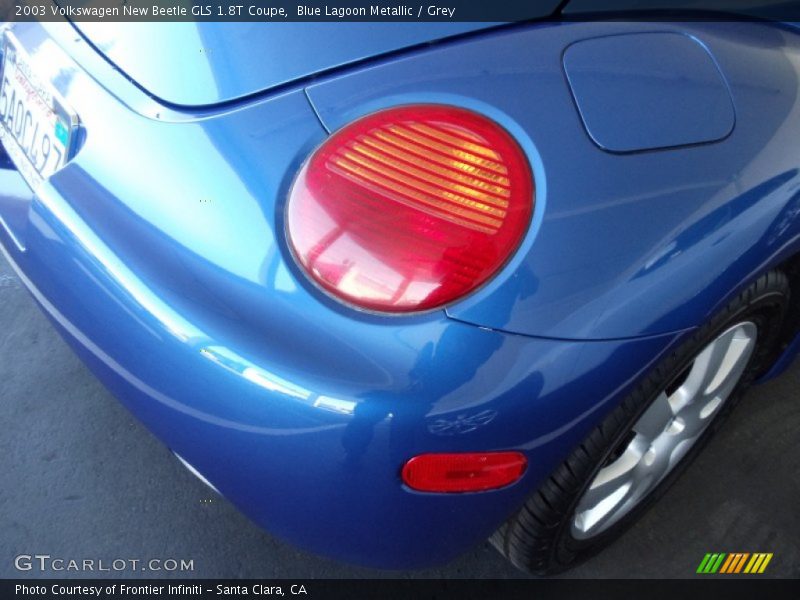 Blue Lagoon Metallic / Grey 2003 Volkswagen New Beetle GLS 1.8T Coupe