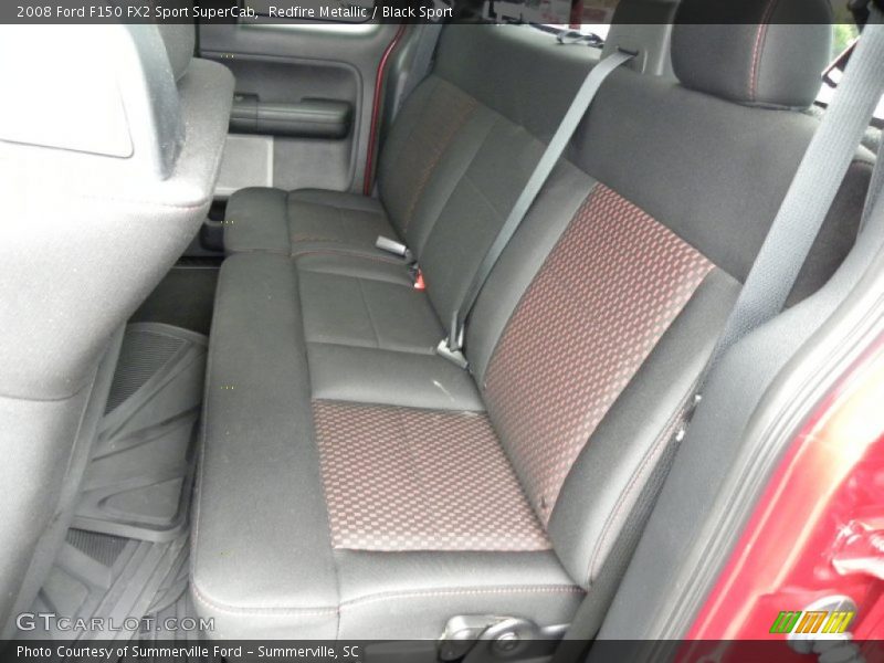  2008 F150 FX2 Sport SuperCab Black Sport Interior