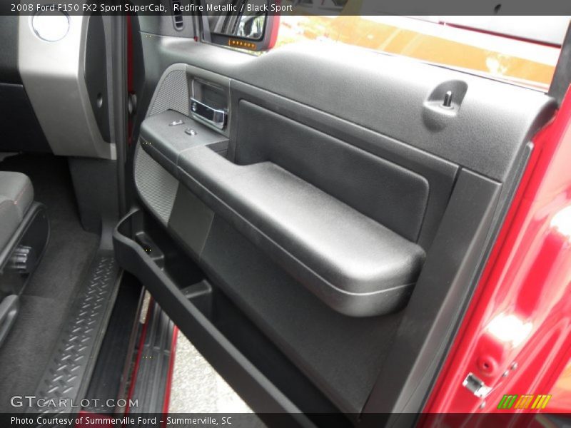 Redfire Metallic / Black Sport 2008 Ford F150 FX2 Sport SuperCab