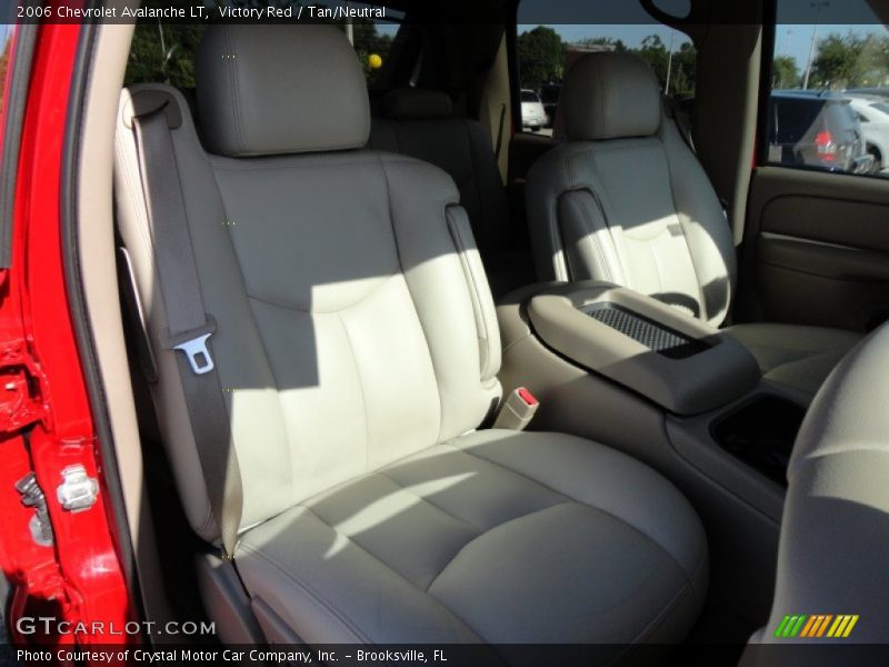 Victory Red / Tan/Neutral 2006 Chevrolet Avalanche LT