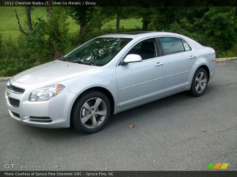 Silver Ice Metallic / Ebony 2012 Chevrolet Malibu LT