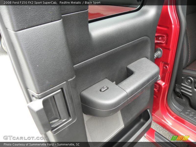 Redfire Metallic / Black Sport 2008 Ford F150 FX2 Sport SuperCab