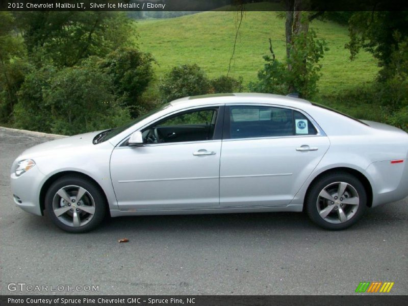 Silver Ice Metallic / Ebony 2012 Chevrolet Malibu LT