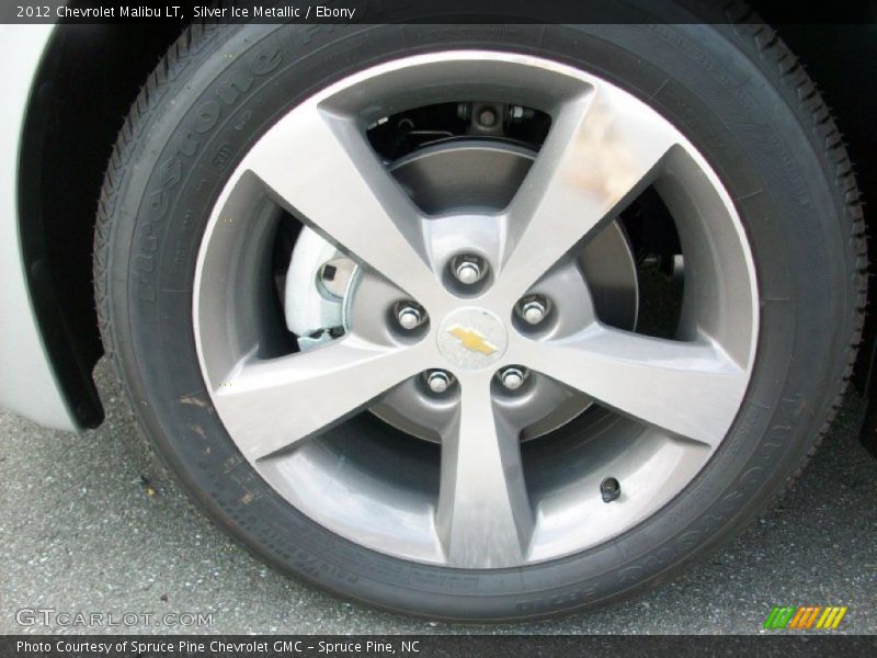 Silver Ice Metallic / Ebony 2012 Chevrolet Malibu LT