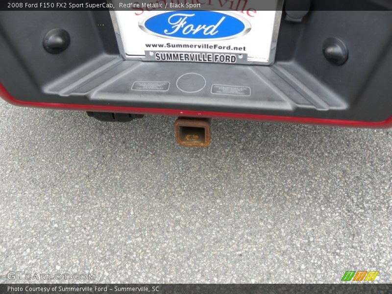 Redfire Metallic / Black Sport 2008 Ford F150 FX2 Sport SuperCab