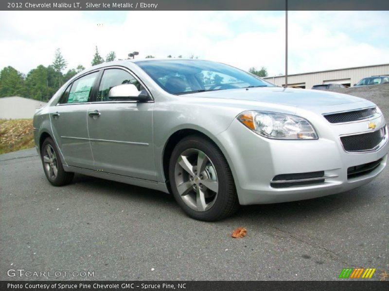 Silver Ice Metallic / Ebony 2012 Chevrolet Malibu LT