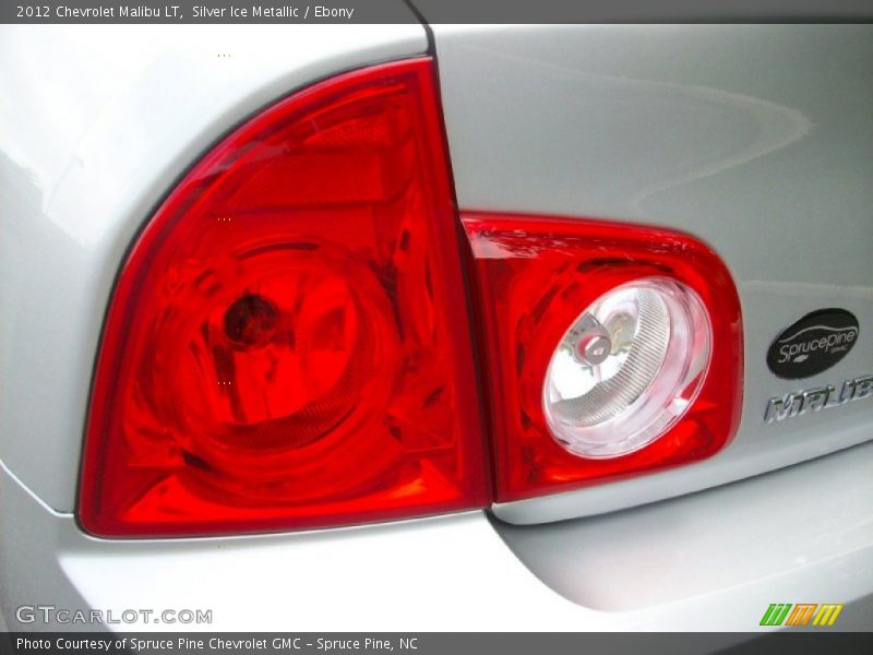 Silver Ice Metallic / Ebony 2012 Chevrolet Malibu LT