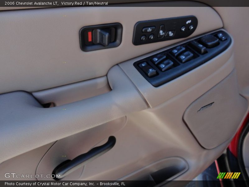 Victory Red / Tan/Neutral 2006 Chevrolet Avalanche LT