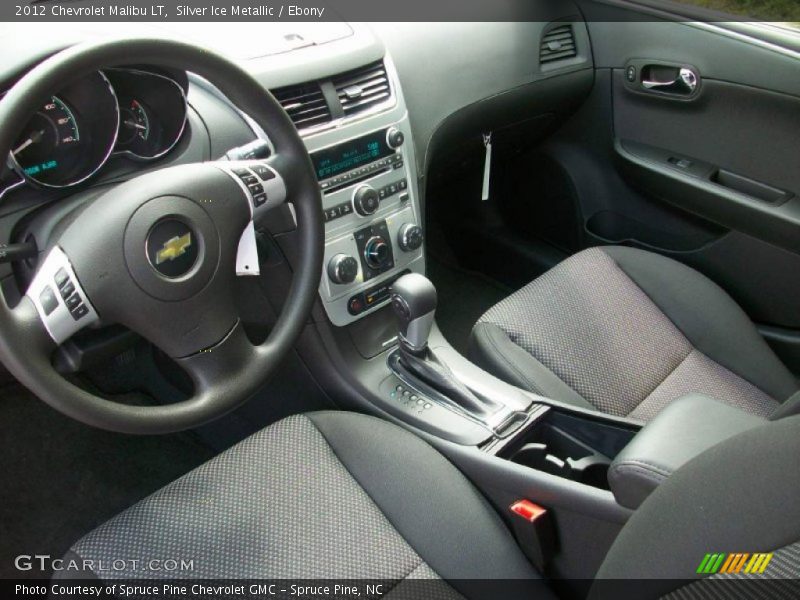 Silver Ice Metallic / Ebony 2012 Chevrolet Malibu LT