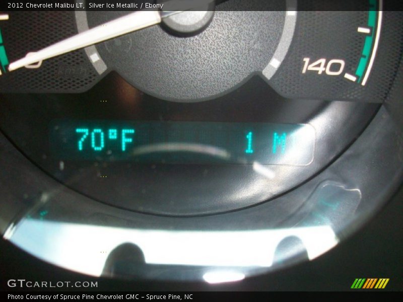 Silver Ice Metallic / Ebony 2012 Chevrolet Malibu LT