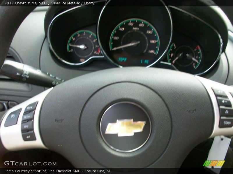 Silver Ice Metallic / Ebony 2012 Chevrolet Malibu LT