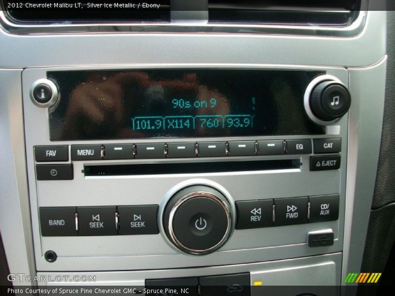 Silver Ice Metallic / Ebony 2012 Chevrolet Malibu LT