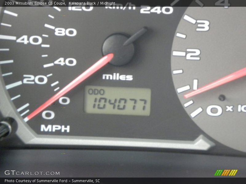 Kalapana Black / Midnight 2003 Mitsubishi Eclipse GS Coupe