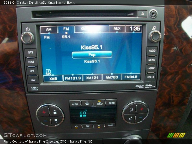 Onyx Black / Ebony 2011 GMC Yukon Denali AWD