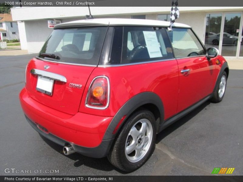 Chili Red / Grey/Black 2008 Mini Cooper Hardtop